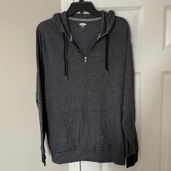 Old Navy Tops - BRAND NEW Old Navy Dark Gray Zip Up Hoodie